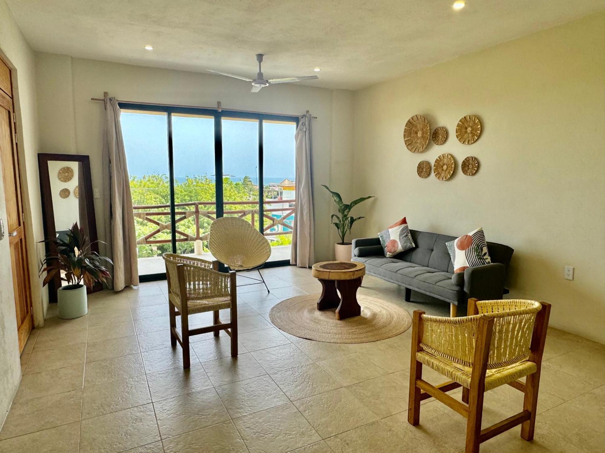 Casa Zianda - Amplios Apartamentos Con Vista Al Mar - A 7 Minutos Caminando De Playa Zicatela Brisas de Zicatela Exterior photo